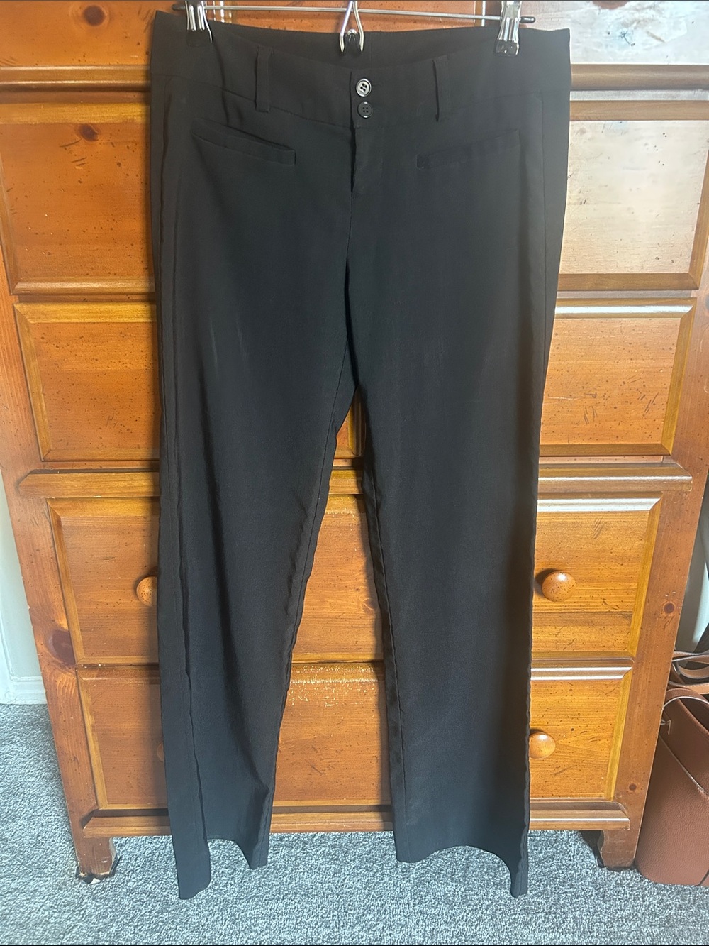 Women’s Black Dress Pants - Classic Straight Leg